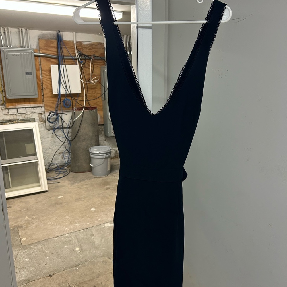 Elegant Navy Cocktail Dress